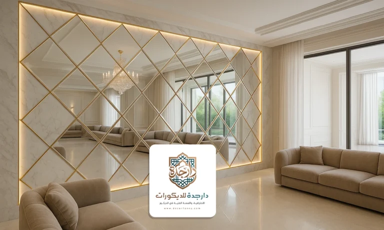 تفصيل مرايا جدران جدة