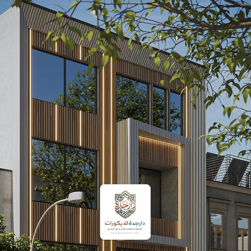 تلبيس الواجهات بديل الخشب بجدة