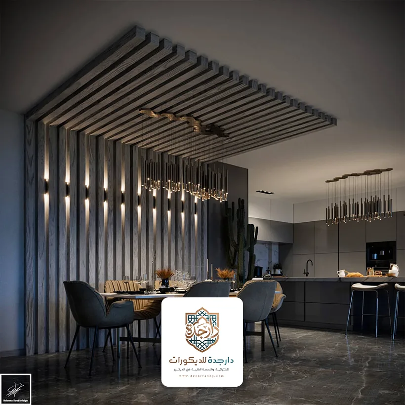 ديكور محلات بديل الخشب