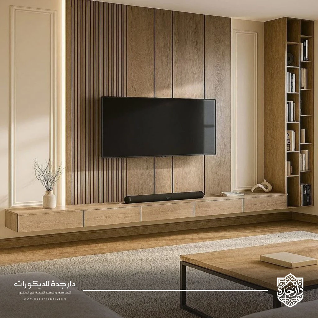 اشكال خشب للشاشه بجده